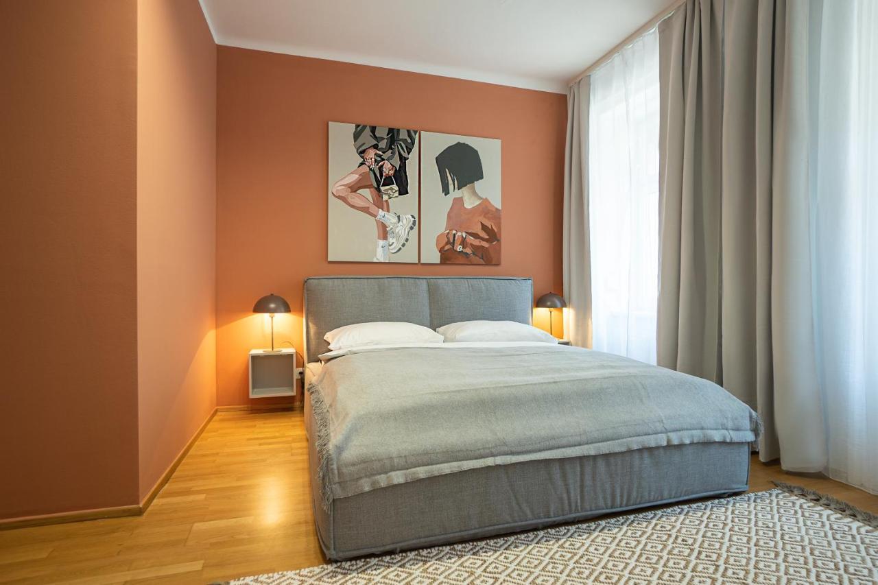 Bright 3-Room Apartment With A King-Size Bed Viyana Dış mekan fotoğraf