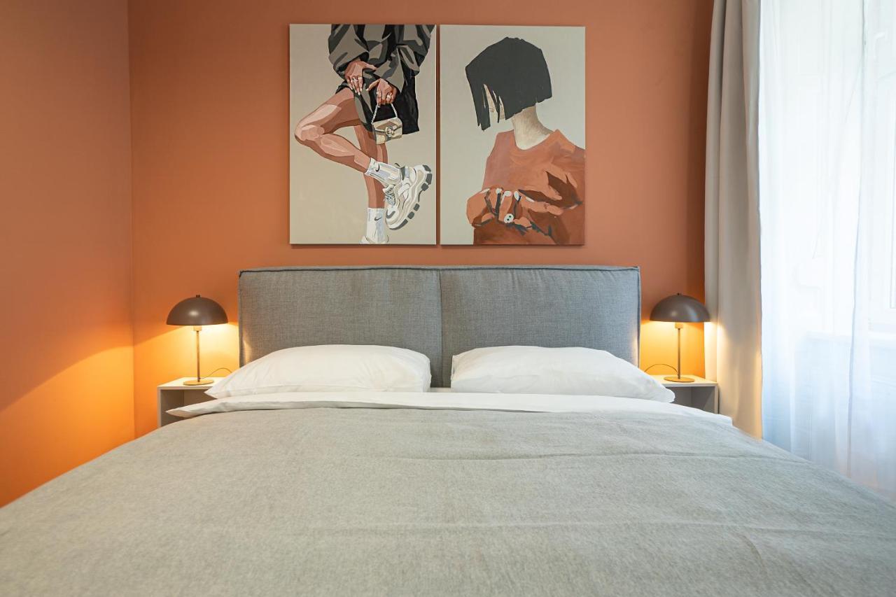 Bright 3-Room Apartment With A King-Size Bed Viyana Dış mekan fotoğraf