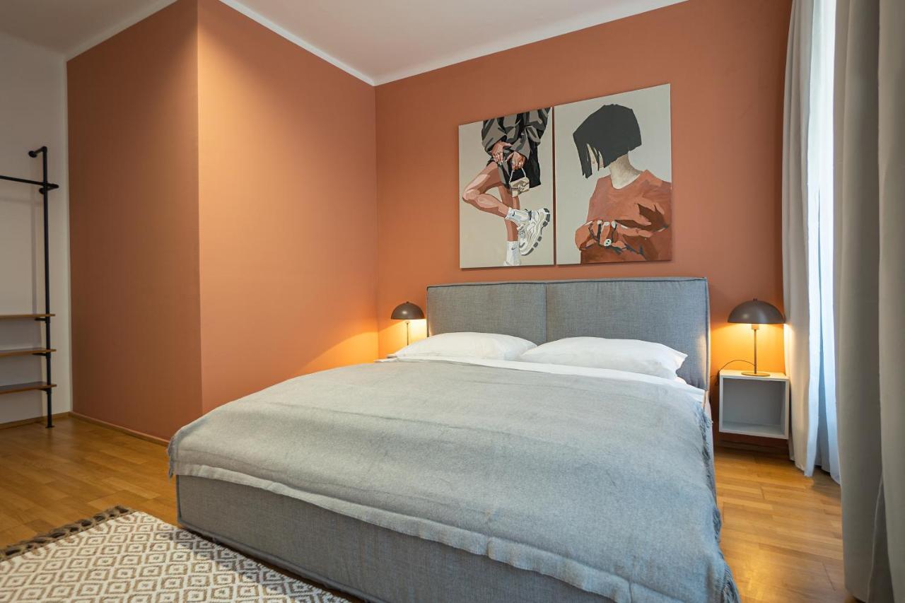 Bright 3-Room Apartment With A King-Size Bed Viyana Dış mekan fotoğraf